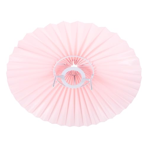 Garneck 転可能なアイアンフレーム採用布製プリーツランプシェード ソケット対応 フロアランプ用ランプカバー 寝室 リビング向け柔らかな