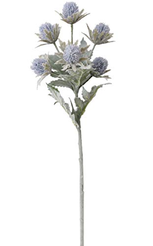 Tbuy Rose 3 Pack Artificial Eryngiums Eryngium Faux Plants For Garden Wedding Prom Party Bouquet Floral Arrangement (Blue) #TOP1