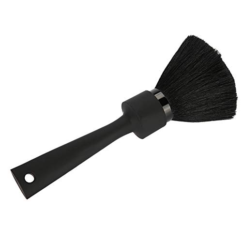 ZJchao Brosse, Plumeau de Cou, Brosse de Nettoyage Douce avec Base de Support pour Coiffure et Salon de Coiffure