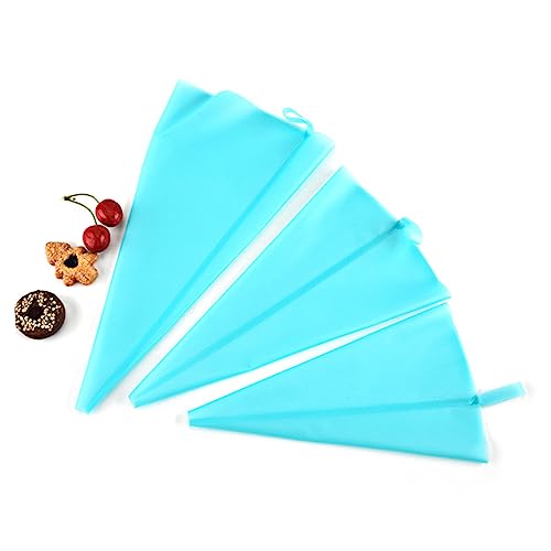 PRETYZOOM 6piezas Manga Pastelera De Silicona Reutilizable para Glaseado Decorar Pasteles y Cupcakes Mangas Pasteleras De Silicona para Cocina y Decoración De Tartas