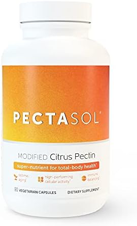 EcoNugenics - PectaSol Modified Citrus Pectin - 90 Capsules - Cellular Health & Immune System Supplement - Maintain Healthy Galectin-3 Levels - Cardiovascular Support