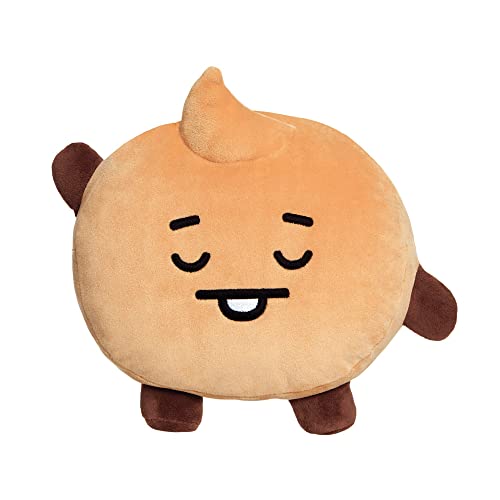Mini coussin bébé SHOOKY BT21 Aurora World 61446 jouet doux marron