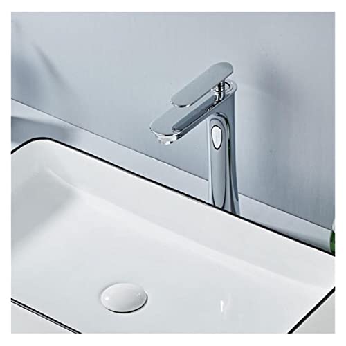 Mitigeur de salle de bain cascade chrome robinet lavabo laiton évier eau - 4