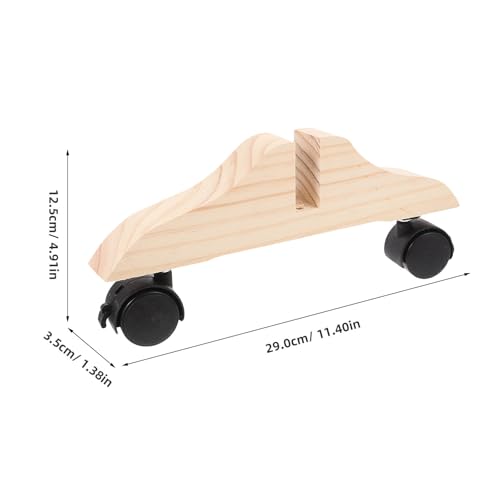 Soporte Base Móvil Flexible y Resistente con Ruedas para Separador de Ambientes de Madera 3