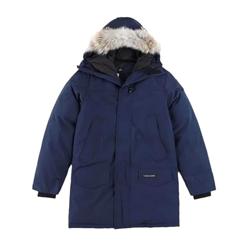 Doudoune Homme Manteau Parka 95% Duvet d'oie Veste Hiver Chaude et Manteau de Neige Grand Froid