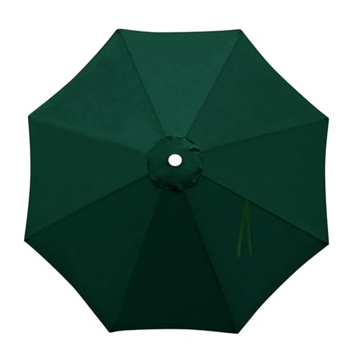 ACESOME Replacement Parasol Canopy Garden Parasol Covers 2.7M/3M+6 Arms/8 Arms Replacement Umbrella Top Fabric cover Sun Parasol Umbrella (Green 2m+6 arms)