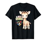 Photo Gallery giraffe loves reading maglietta Photo Gallery giraffe loves reading maglietta