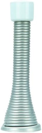 25 Pack - Designers Impressions Satin Nickel Spring Door Stop w/Rubber Bumper: 1688