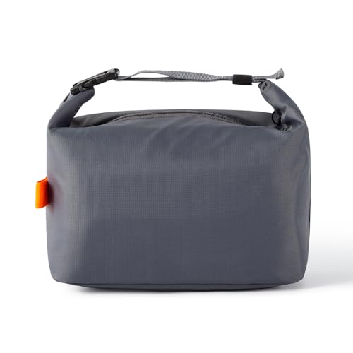 Insulated Lunch Bag, Oxford Waterproof Cooler Bag, Long-Lasting Insulation (1, Grey)