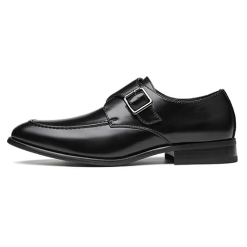 Monk Dress Oxford for Men's Casual Prom Classic Working Non Slip Anti-Slip Shoe Pu Leather Pointed Toe Slip On4