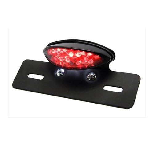 Feu arrière pour moto avec système d'éclairage stop LED anti faux-contacts