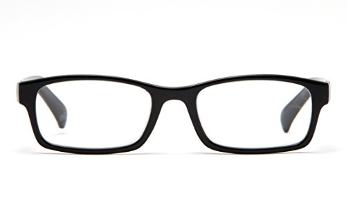 Newbee Fashion - Unisex Slim Fit Small Squared Reading Glasses with Spring Hinge (2 Pairs 3 Pairs with FREE Lanyard)2