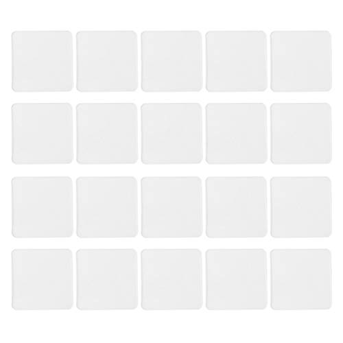 Fita adesiva Wakauto 20 peças de fita transparente dupla face multifuncional reutilizável fita adesi