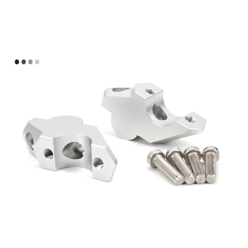 Elevadores de manillar de motocicleta con adaptador de altura para mitigar la fatiga 2