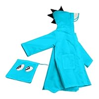 Kids Raincoats Waterproof Rain Poncho Girls Boys Cute Dinosaur Rain Jacket Toddler Rain Coats Lightweight Rainwear Rainproof Cape Wet Weather Age 1-8Years