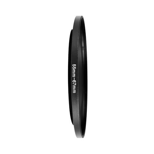 Image of 55-67mm Step-Up Ring Adapter, 55mm to 67mm Step Up Filter Ring for 55mm Lens Install 67mm ND CPL UV Camera Lens Filter(55mm-67mm)