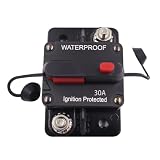 Interruptor Automático Marino,Impermeable 30A-80A 12-48V Accesorios Automotrices - Buscador De Interruptores Automáticos,Para Camiones Autobuses Barcos ATV RV Batería Solar Audio Generador Cableado