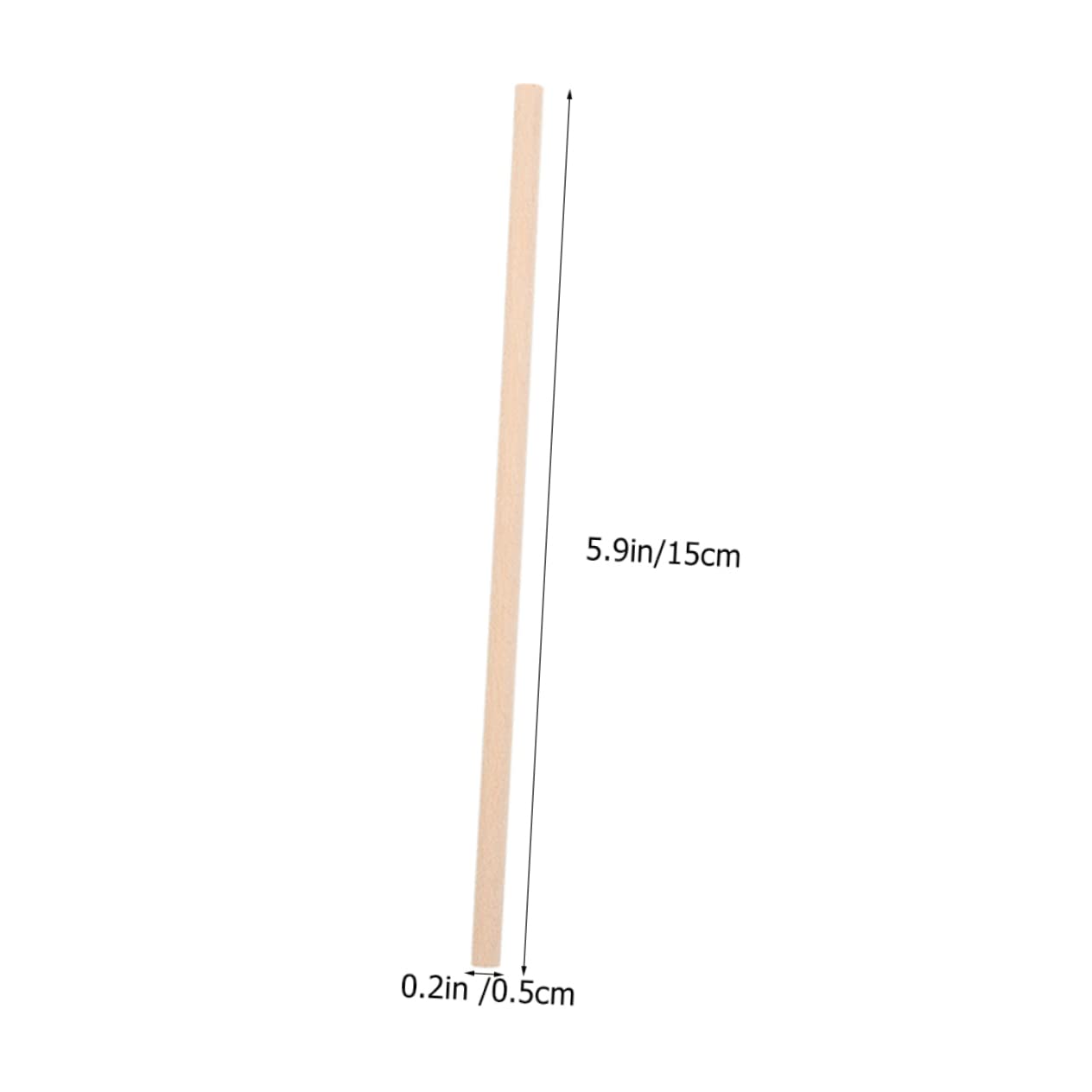 Housoutil 50pcs Maple Wooden Rhythm Sticks for Kids Toy Musical Instruments Portable Music Sticks for Classroom