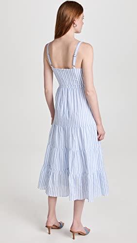 Likely Women's Stasia Dress, Blue/White, 4 #TOP2