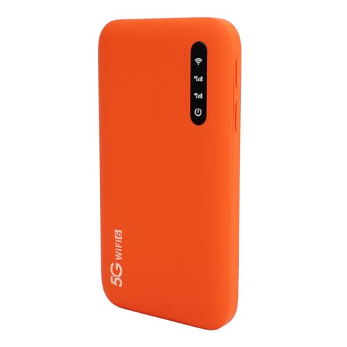 Image of Focket 5G Mobile Hotspot, High Speed Dual Band WiFi6 Portable Hotspot Travel Router with SIM Card Slot LED Light for Travel Laptop Devices