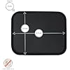 Argon Tableware Black Rectangular Serving Tray 45.5 x 35.5cm - Reusable ...