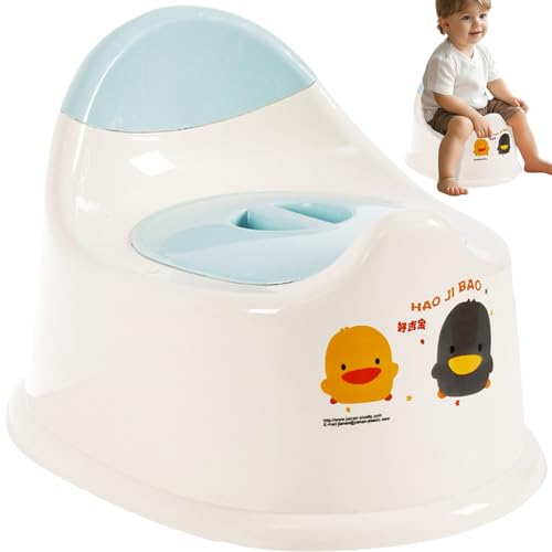 Toddler Potty Training Toilet, Lightweight Portable Detachable Spill Proof Toddler Training Potty with Inner Bucket Thicken Baby Potty Training Toilet Cute Cartoon Potty Seats for Toddlers