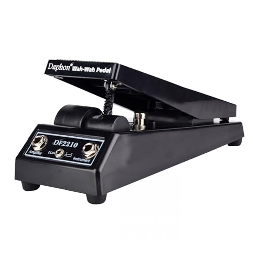 Wah Pedal DF2210 Wah Guitar Effect Pedal Wah Wah Pedal Plastic and Metal Classic Wah Pedal with Foot Controlled On Off for Bands and DJs