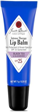 Jack Black Intense Therapy Lip Balm, Black Tea & Blackberry , 0.25 Ounce (Pack of 1)