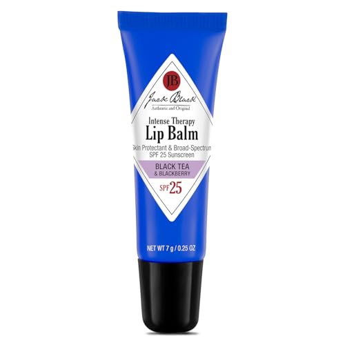Jack Black Intense Therapy Lip Balm, 0.25-Oz. – SPF 25 Sun Protection, Lip Moisturizer, Hydrating Lip Balm with SPF, Lip Sunscreen