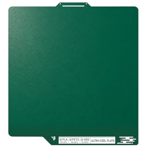 2026 SuedeCryo �E���g���N�[���r���h�v���[�g 257x257mm Bambu Lab A1/P1P/P1S/P2S/X1/X1C/X1E/X2D 3D�v�����^�[�p�A0.8mm���ʃR�[���h�v���[�g ? ������PLA���T�|�[�g�APETG�AABS�A