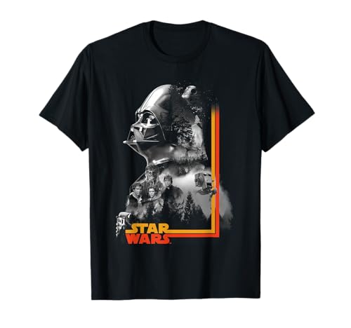 T-shirt Star Wars Return of the Jedi Double Vader pour fan de la saga culte