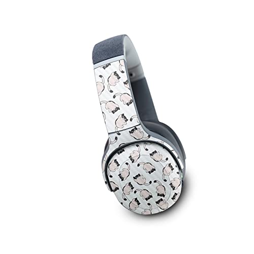 Image of MightySkins Carbon Fiber Skin Compatible with Skullcandy Crusher Evo Wireless - Raining Cats | Protective, Durable Textured Carbon Fiber Finish | Easy to Apply | Made in The USA