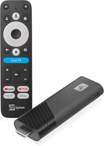 Telesystem Streaming stick Google TV UP 4K HDMI funzione Cast