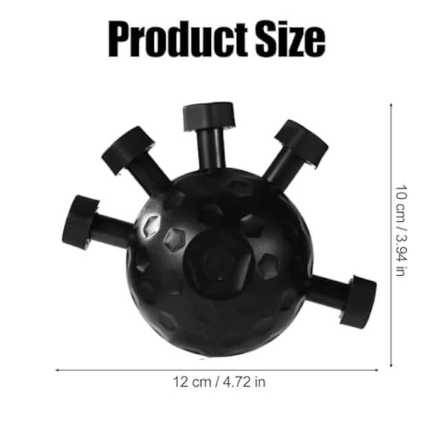 Finger Grip Strengthener, Silicone Ball Grip Strength Trainer Finger Exerciser Gripper Forearm Hand Strengthener for Musicians Rock Climbers Fitness Enthusiasts