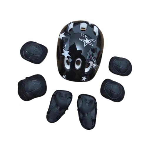 Casco de bicicleta y kit anticaídas infantil para aprender a usar patines 6