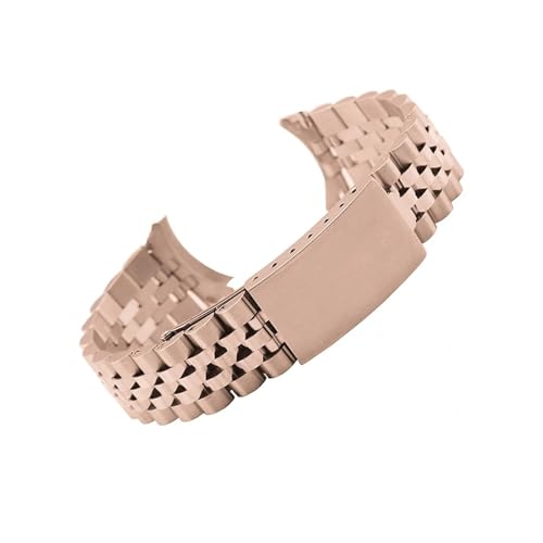 [LOKLNEYK] 18/19/22mm/20mm�����X�e�����X�|�x���g�ɓK������ Huawei Watch GT3 Pro 46mm 43mm(Rose gold,21mm)