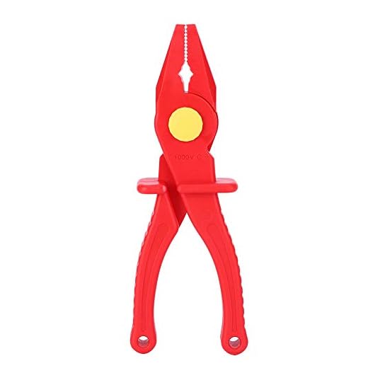 LANTRO JS Multi Pliers Plastic, Insulated Pliers Hand Tools, MultiFunctional Pliers for Electrical Work, Wire Stripper Crimper Function, Heavy Duty pliers