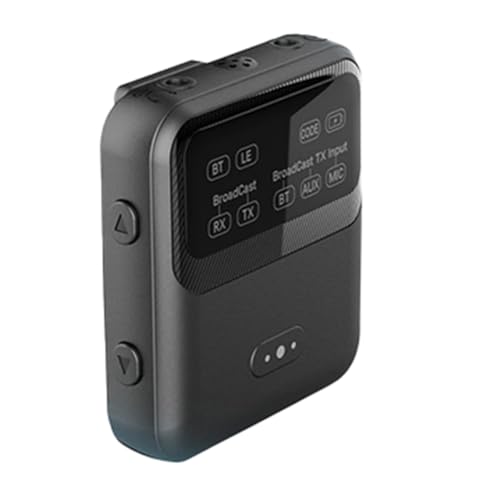 Émetteur de récepteur audio stéréo adaptateur sans fil à faible latence avec micro