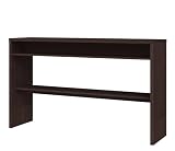 Shelfit 日本製 オーダー収納コンソール 奥行45cm 高さ92cm 幅133cm ダークブラウン 幅1cm単位オーダー フォースター 収納付きワークデスク カウンターテーブル