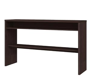 Shelfit 日本製 オーダー収納コンソール 奥行45cm 高さ92cm 幅133cm ダークブラウン 幅1cm単位オーダー フォースター 収納付きワークデスク カウンターテーブル