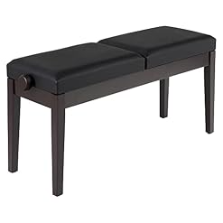Classic Cantabile Banc de piano deux places bois de rose mat – Image 6