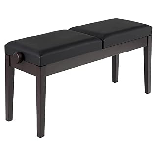 Classic Cantabile Banc de piano deux places bois de rose mat - Les Beatles, Paul McCartney, John Lennon, RIngo Starr, George Harrison Classic Cantabile Banc de piano deux places bois de rose mat – Image 6