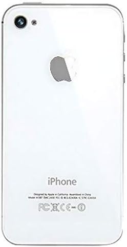Backer The Brand Replacement Glass Battery Door Back Panel Case Cover For Apple Iphone 4S / 4S (White)