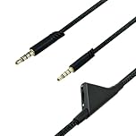 SPTSSWET Replacement Cable for Astro A10/A30/A40 Headset 2 m Cable AUX Cable with Volume Control Compatible with PS5/PS4/Xbox Series X/S/One/PC/Smartphone 3.5 mm