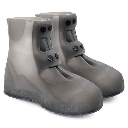 LAPONO Couvre Chaussure Impermeable, Surchaussures Impermeables Sur Chaussure Imperméable Lavable Couvre-chaussures Réutilisables Protection Chaussures Sous Pluie et Neige pour Velo Moto Randonnée