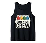 Game Night Crew Vintage Board Games Meeple Merch
