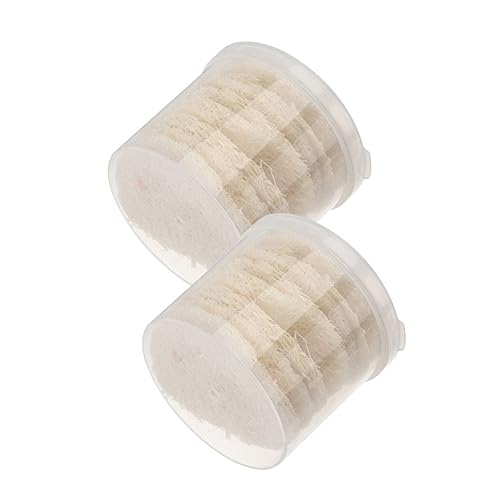 CLISPEED 20pcs Rounded Facial Skin Pads Exfoliating Cleaning Scrubber for Gentle Makeup Removal and Deep Pore Cleansing Facial Tool for Daily Skin Care