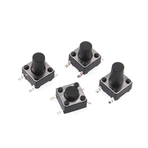 Bouton-poussoir tactile 6x6x6 mm pour remplacer un interrupteur défectueux 4 broches