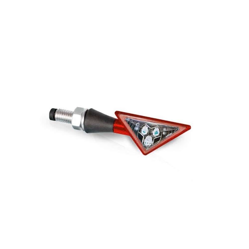 BARRACUDA COPPIA FRECCE Z-LED B-LUX MOTO ROSSO OMOLOGATE IN METALLO