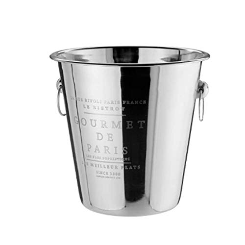 Leone Horeca - Cubitera de Acero Inoxidable para champán, 22 x 20 cm Cover